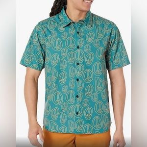*SOLD* Neff Peace ☮️ ✌🏼 Button Up Shirt
